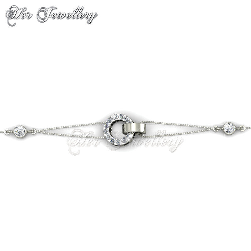 Swarovski Crystals Circle Me Bracelet†- Her Jewellery