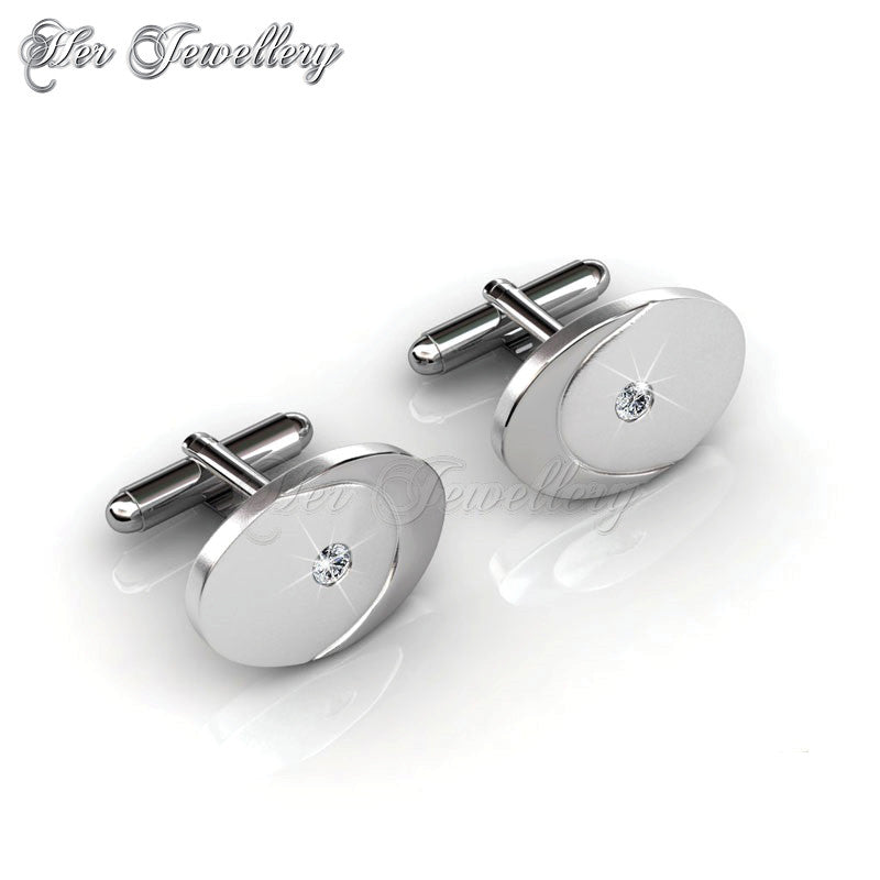 Swarovski Crystals Cufflinks - Dial - Her Jewellery