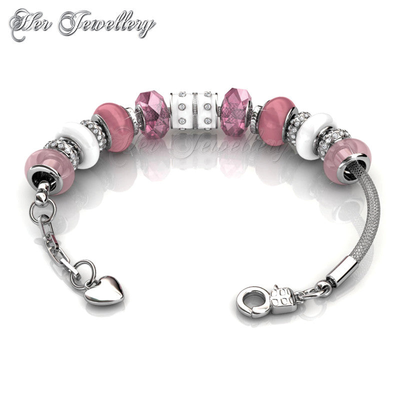 Swarovski Crystals Charm Bracelet - Her Jewellery