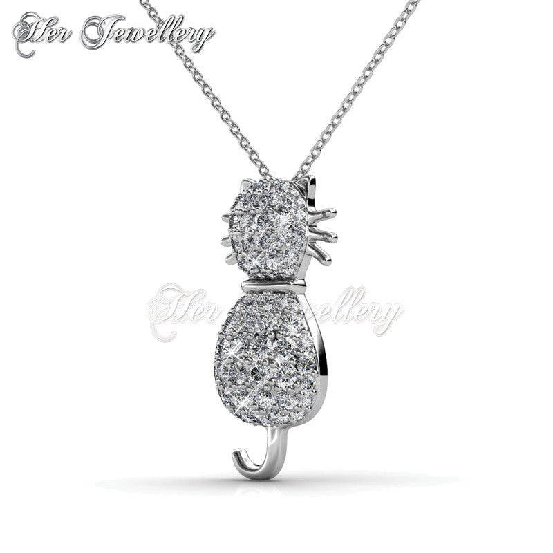 Swarovski Crystals Kitty Pendant†- Her Jewellery