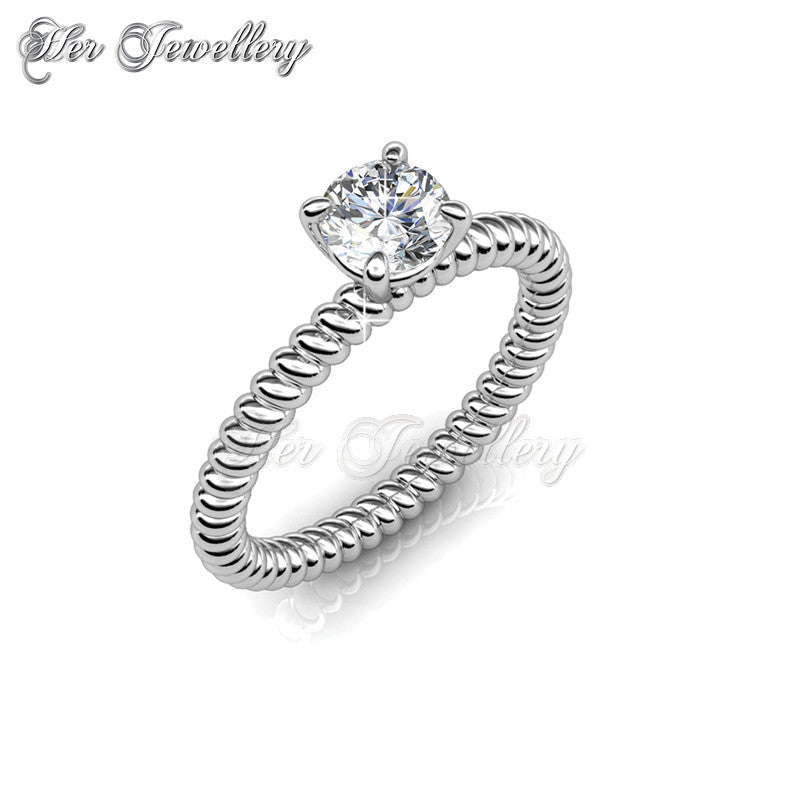 Swarovski Crystals Empress Queen Ring - Her Jewellery