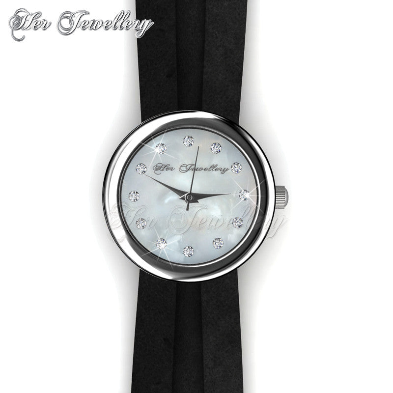 Swarovski Crystals Wrap Leather Watch - Her Jewellery