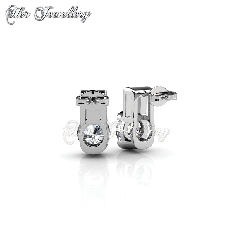 Swarovski Crystals Simply Earrings - Her Jewellery