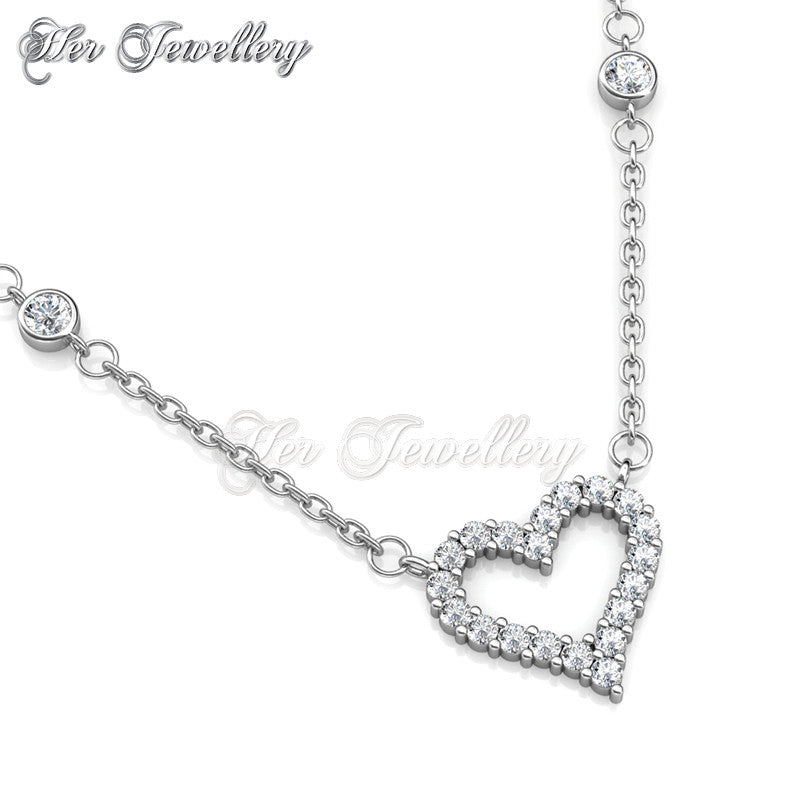 Swarovski Crystals Kindle Love Pendant - Her Jewellery