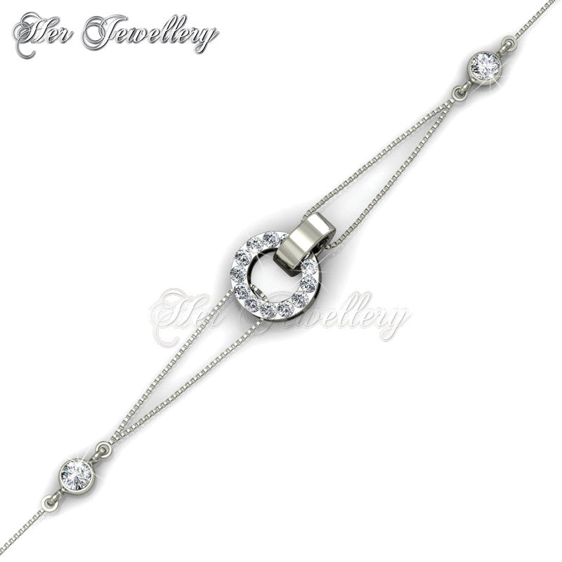 Swarovski Crystals Circle Me Bracelet†- Her Jewellery