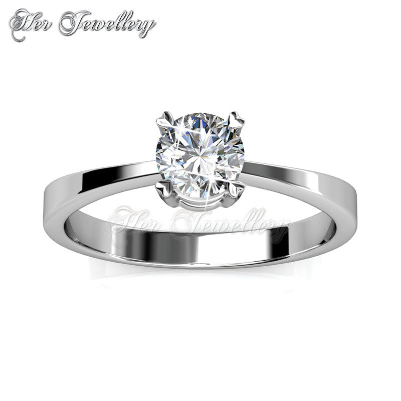 Swarovski Crystals SweetHeart Ring - Her Jewellery