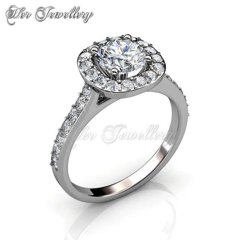 Swarovski Crystals Cushy Ring - Her Jewellery