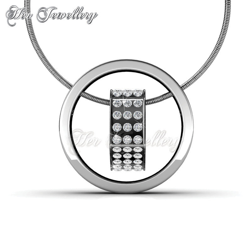 Swarovski Crystals 3 Styled Heart Pendantâ€ - Her Jewellery