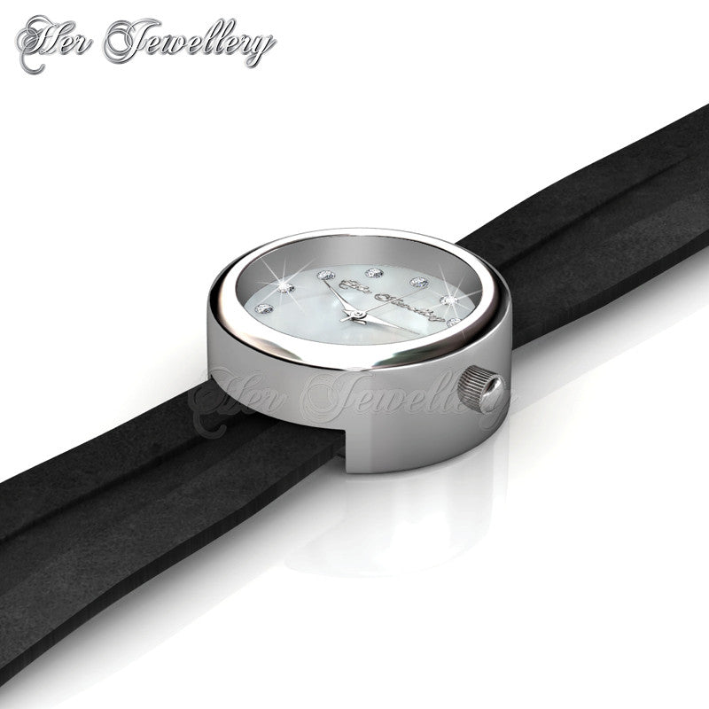 Swarovski Crystals Wrap Leather Watch - Her Jewellery