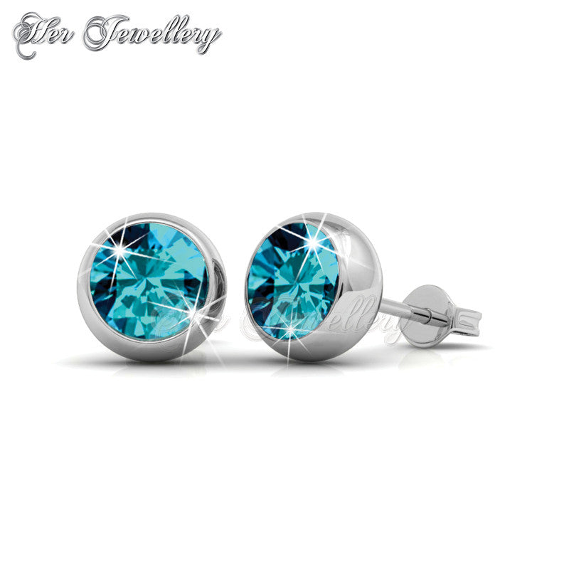 Swarovski Crystals 7 Days Moon Earrings†Set - Her Jewellery