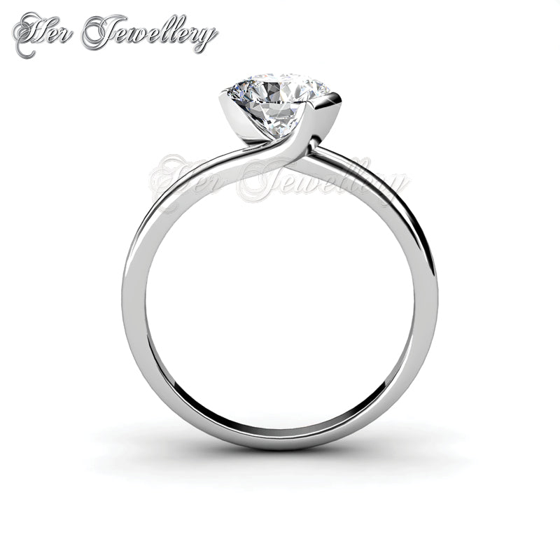 Swarovski Crystals Huggy Ring - Her Jewellery