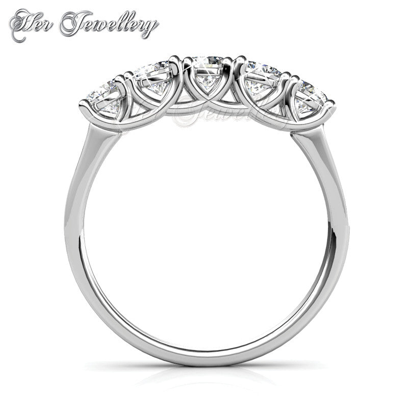 Swarovski Crystals Queen's Ring†- Her Jewellery