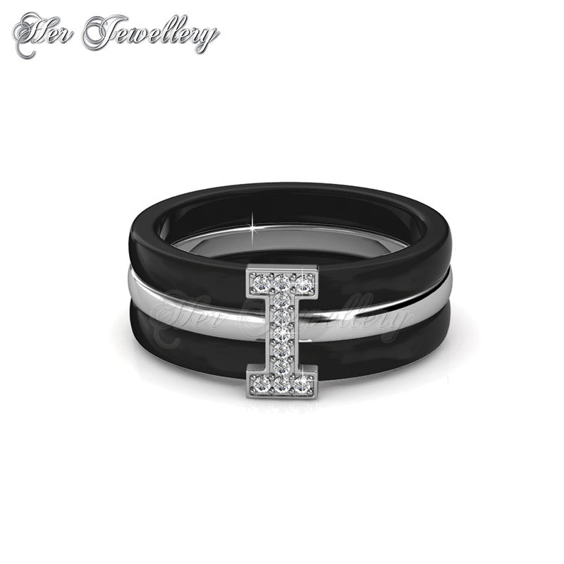 Swarovski Crystals Iris Ceramic Ring - Her Jewellery