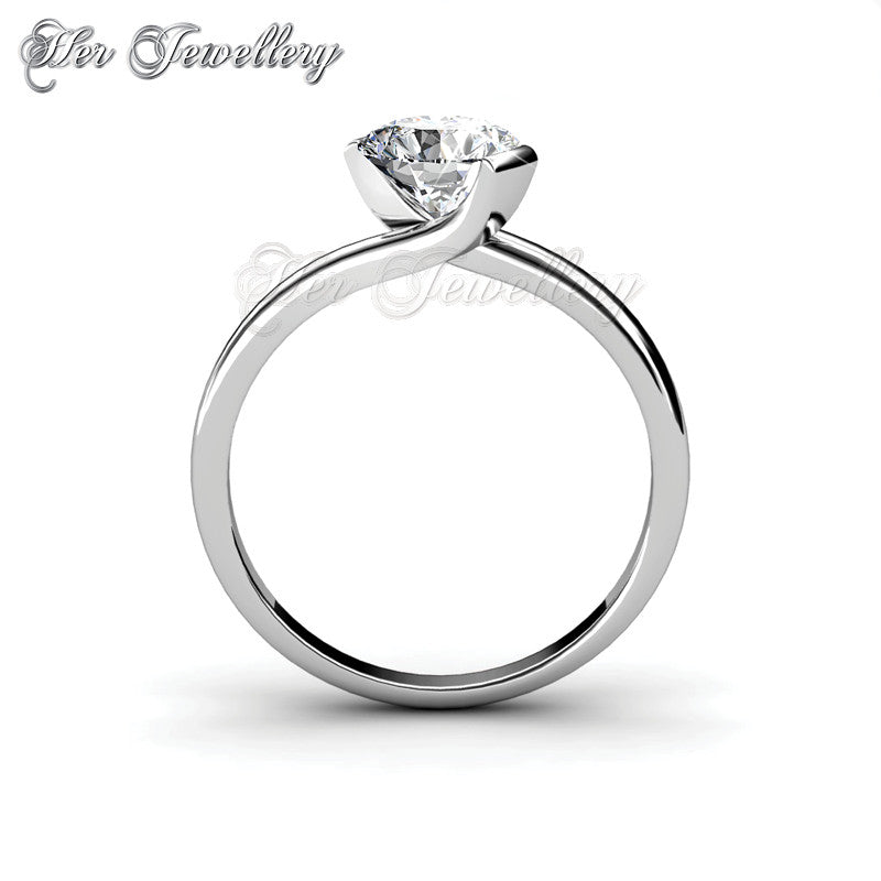 Swarovski Crystals Huggy Ring - Her Jewellery