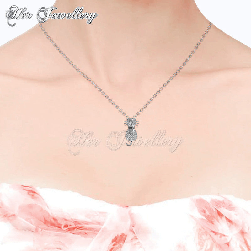 Swarovski Crystals Kitty Pendant†- Her Jewellery