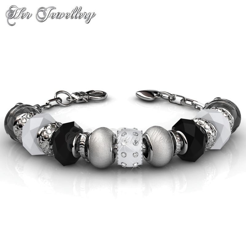 Swarovski Crystals Charm Bracelet - Her Jewellery