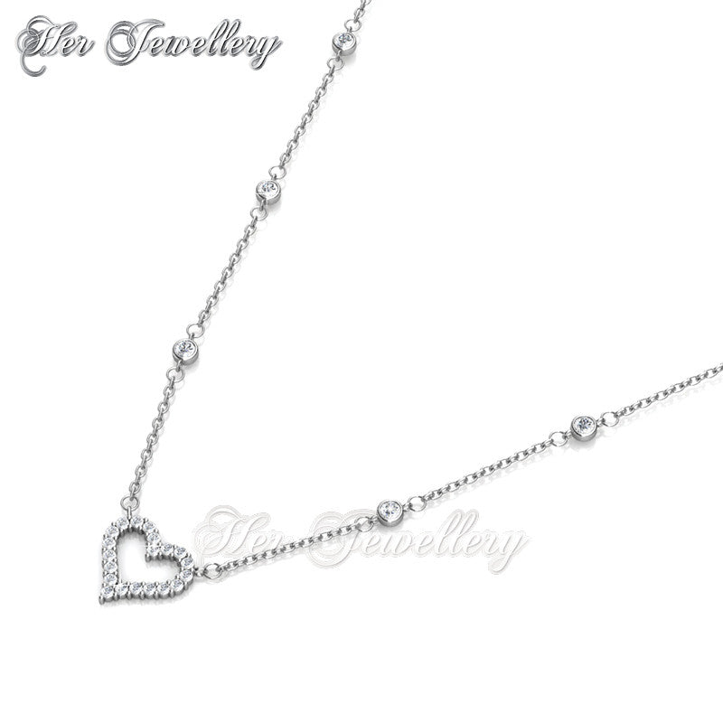 Swarovski Crystals Kindle Love Pendant - Her Jewellery