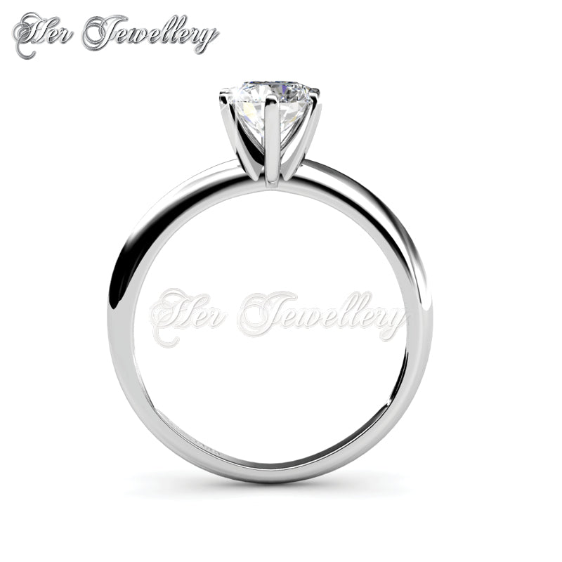 Swarovski Crystals I Do Ring - Her Jewellery