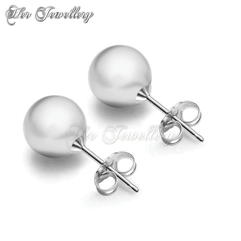 Swarovski Crystals 7 Days Pearl Earrings Set - Her Jewellery