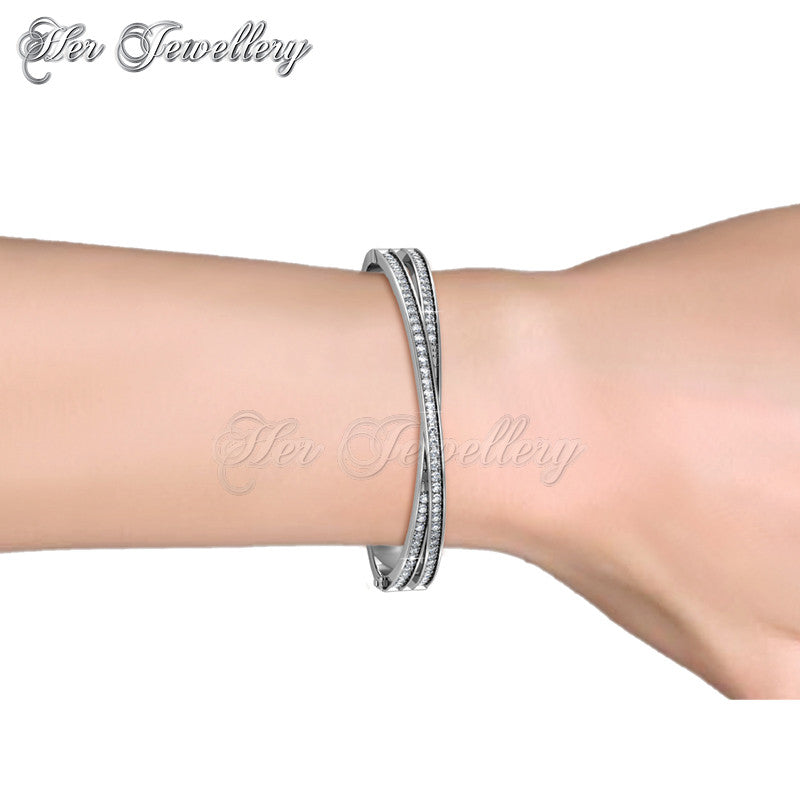 Swarovski Crystals Christine Bangle - Her Jewellery