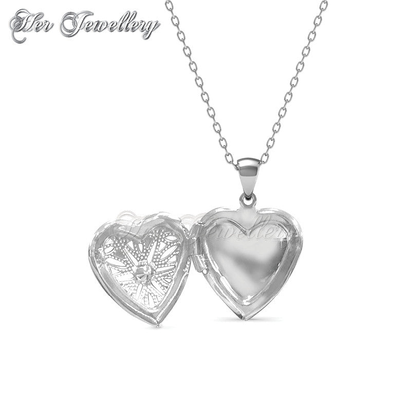 Swarovski Crystals Mesh Locket Pendant - Her Jewellery