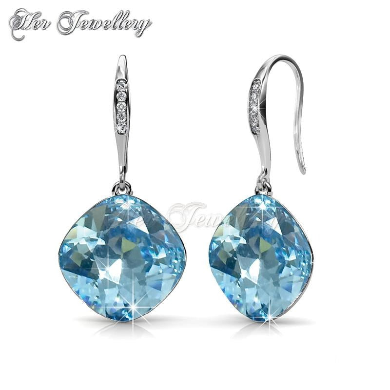 Swarovski Crystals Tiffy Hook Earrings - Her Jewellery