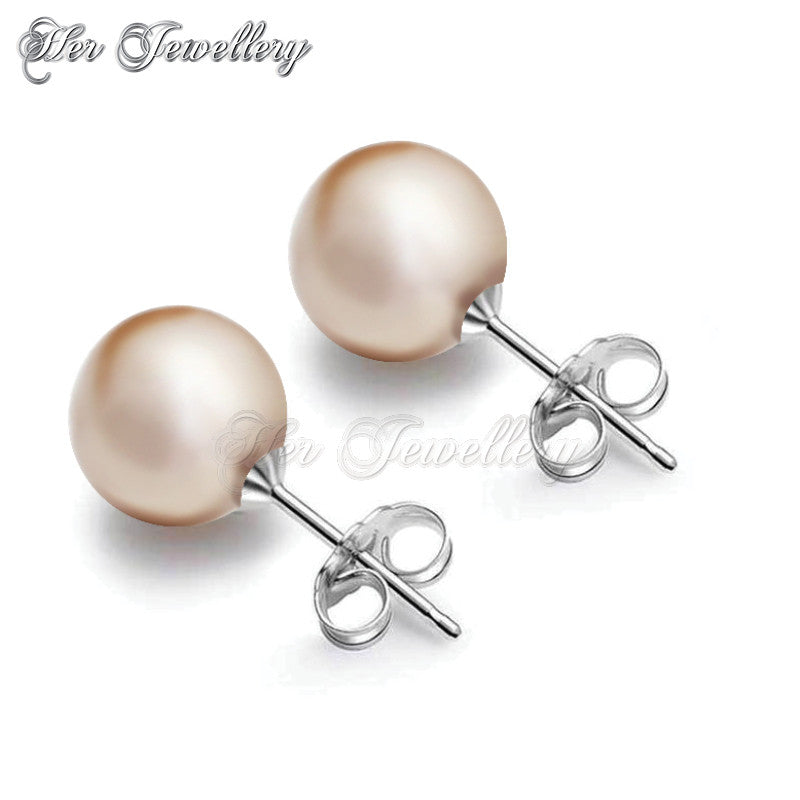 Swarovski Crystals 7 Days Pearl Earrings Set - Her Jewellery