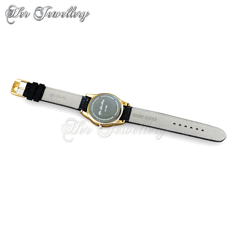 Swarovski Crystals Sonia Leather Watch - Her Jewellery