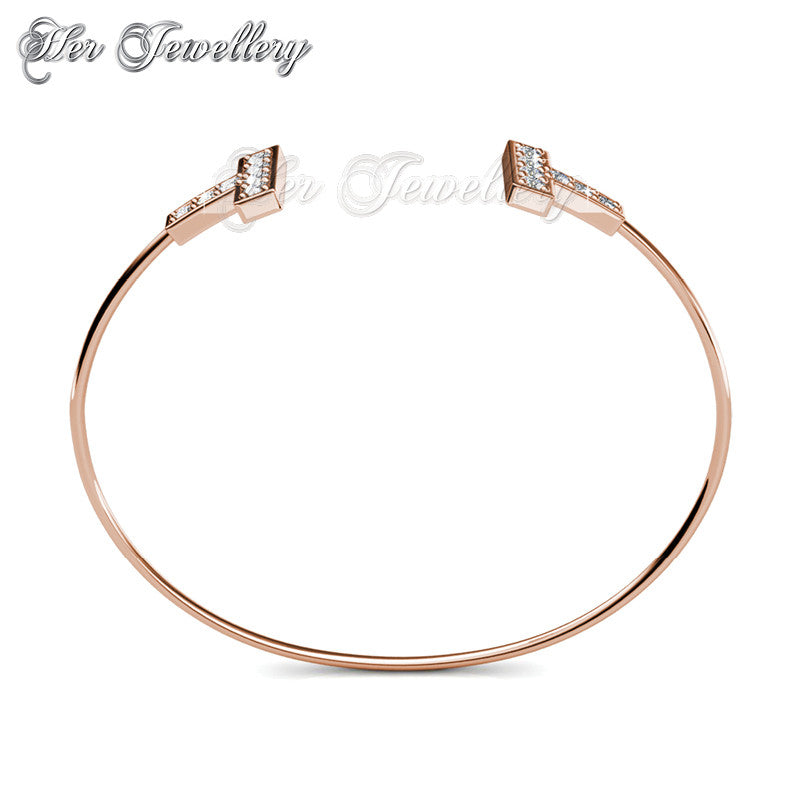 Swarovski Crystals Hermies Bangle - Her Jewellery