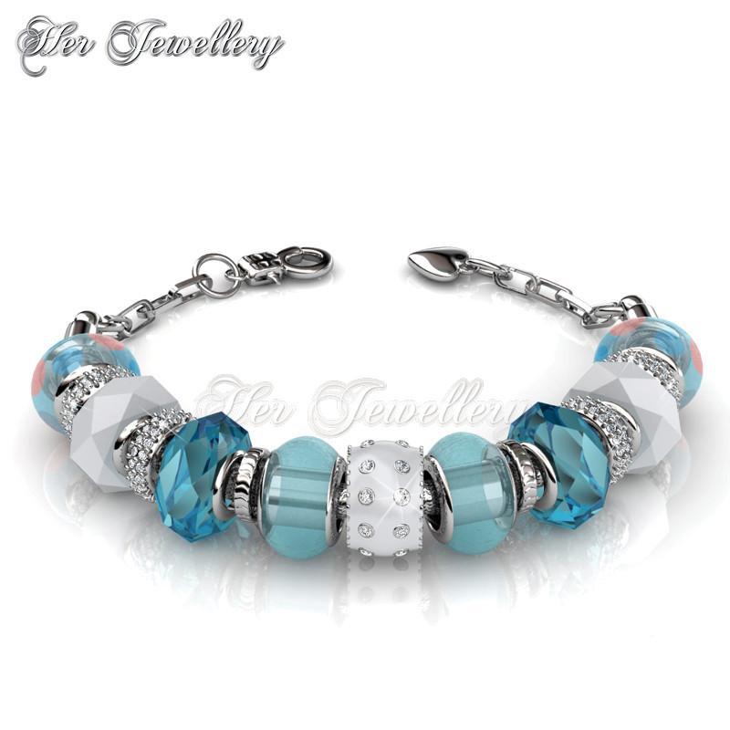 Swarovski Crystals Charm Bracelet - Her Jewellery