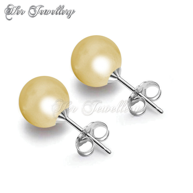 Swarovski Crystals 7 Days Pearl Earrings Set - Her Jewellery