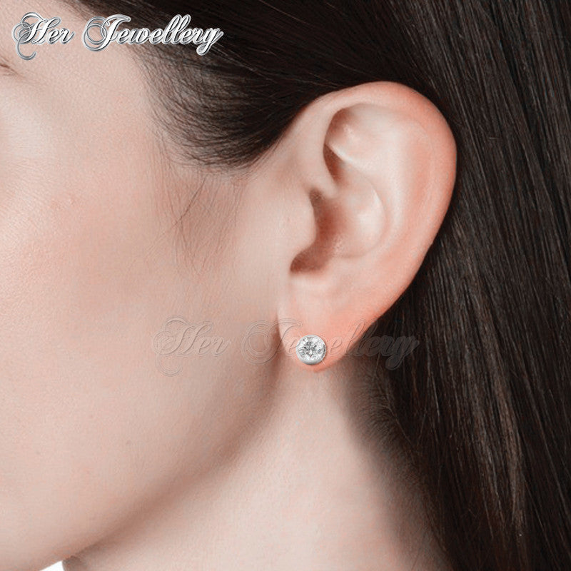 Swarovski Crystals 7 Days Moon Earrings†Set - Her Jewellery