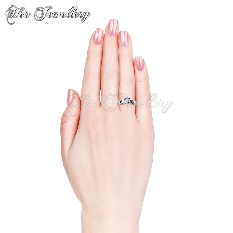 Swarovski Crystals Royal Ring - Her Jewellery