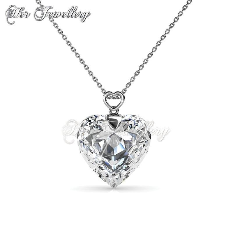 Swarovski Crystals Cheery Heart Pendant - Her Jewellery