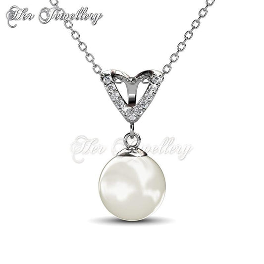 Swarovski Crystals Venus Pearl Pendant - Her Jewellery