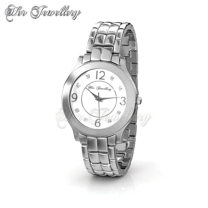 Swarovski Crystals Happy Metallic Watch - Her Jewellery