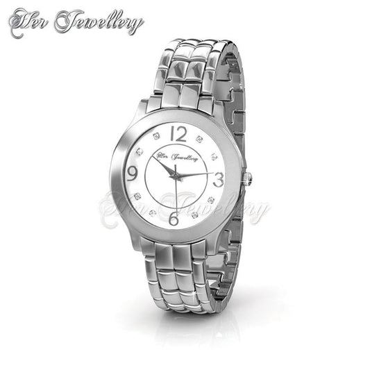 Swarovski Crystals Happy Metallic Watch - Her Jewellery