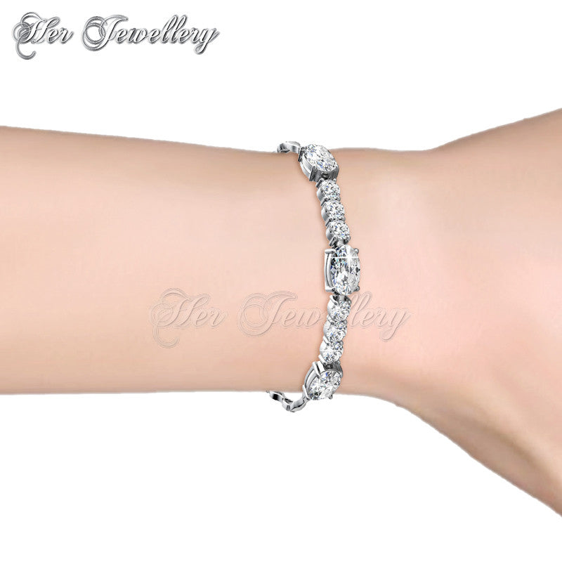 Swarovski Crystals Elegant Bracelet - Her Jewellery