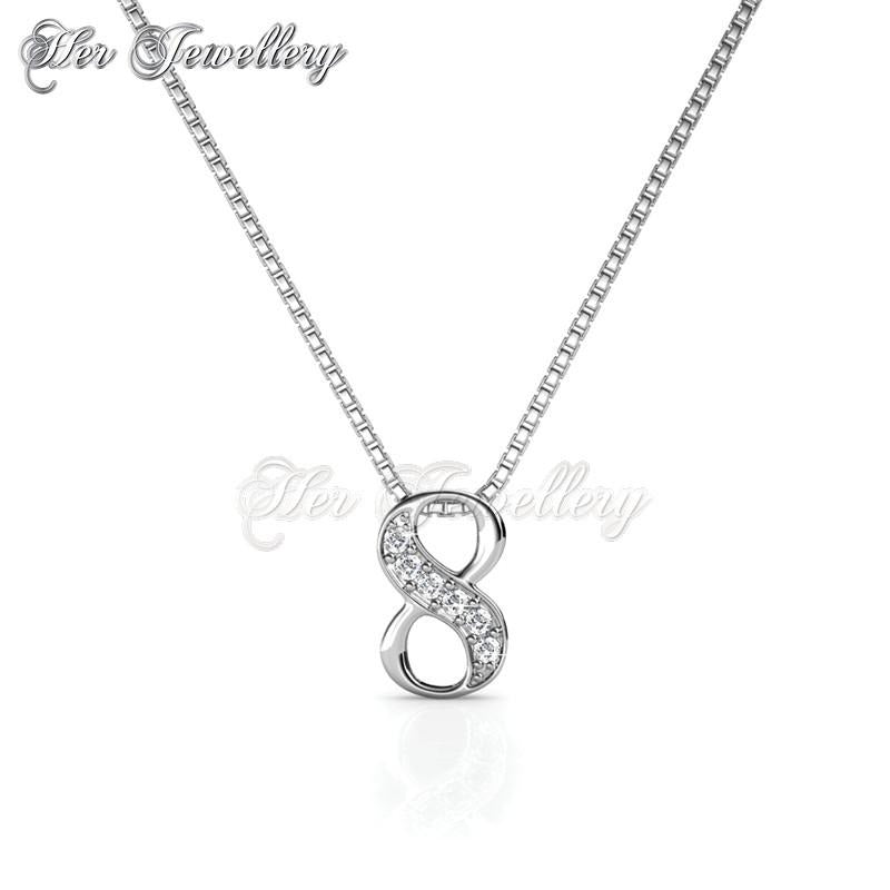 Swarovski Crystals Number Pendant - Her Jewellery