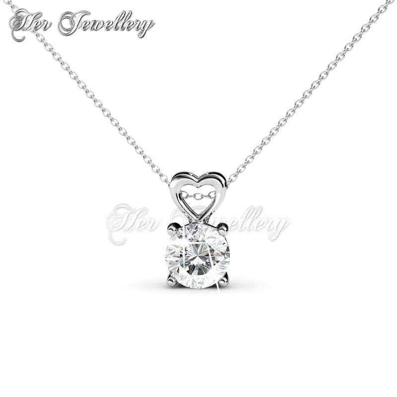 Swarovski Crystals Sweet Love Pendant - Her Jewellery