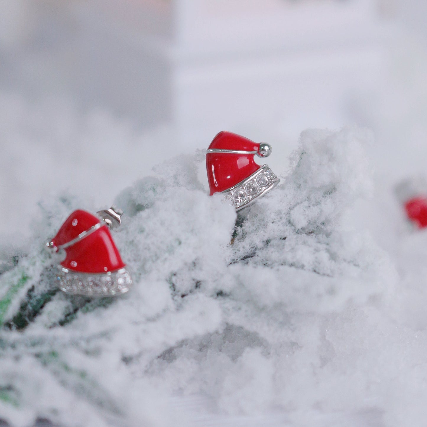 Christmas Hat Earrings