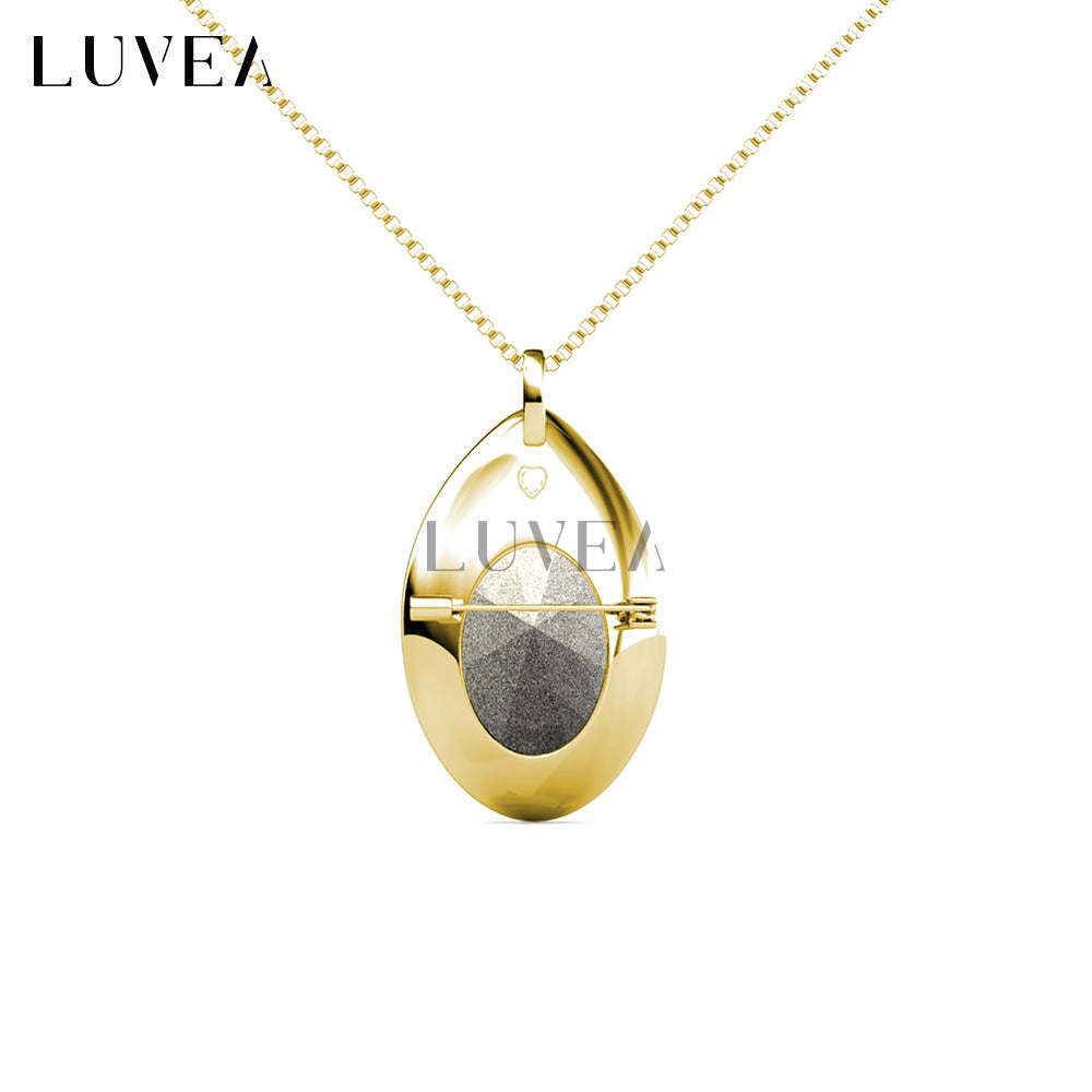 Enchanted Droplet Pendant cum Brooch