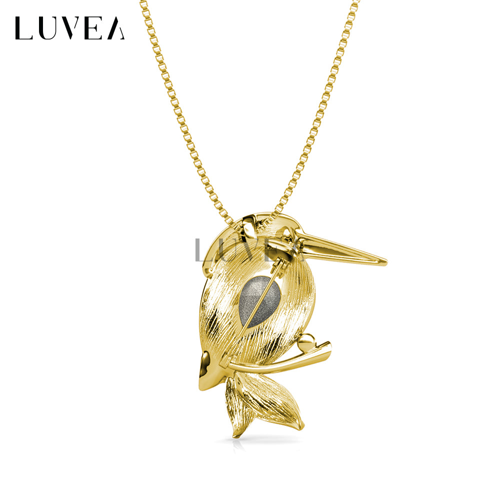 Feathered Friend Pendant Cum Brooch