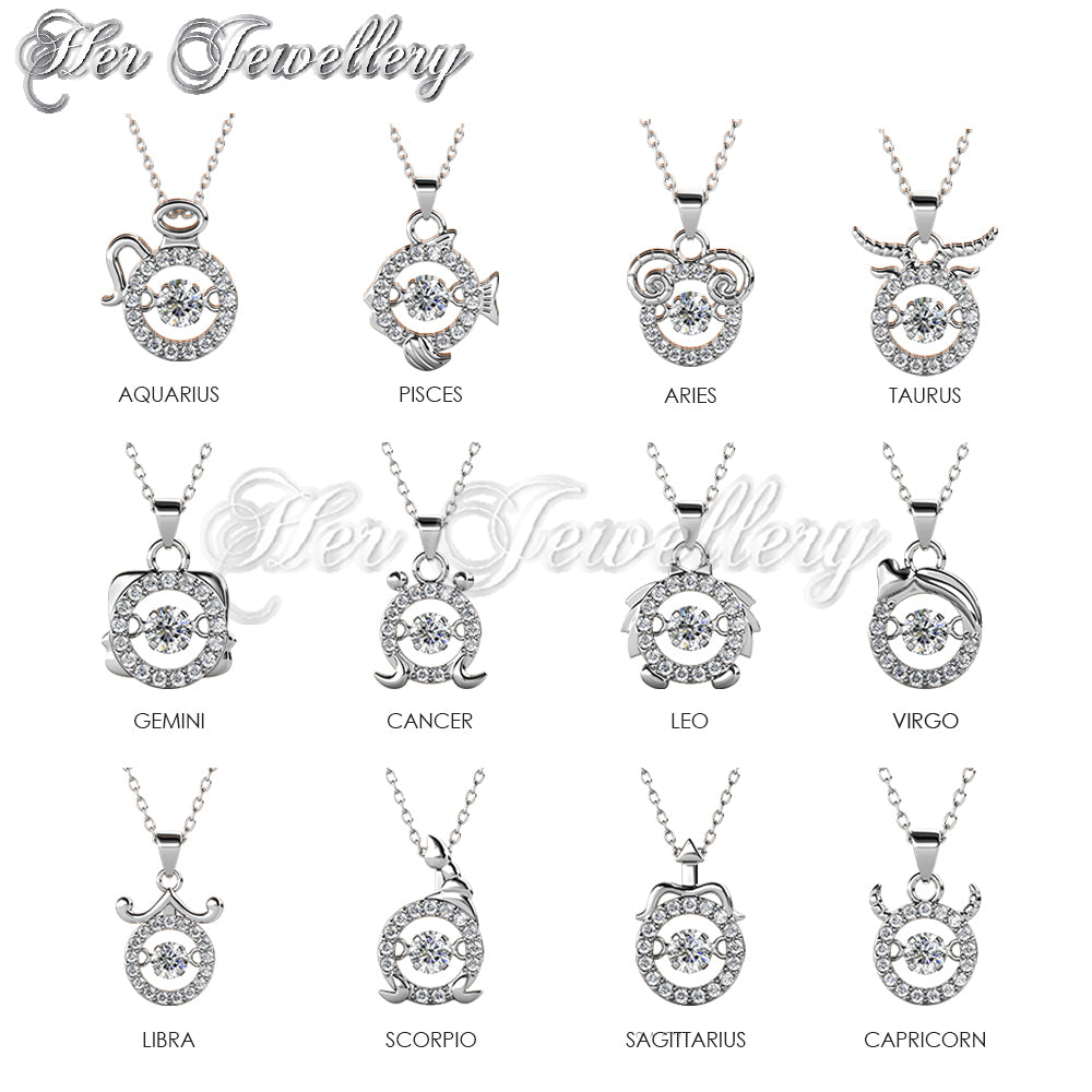 12 Dancing Horoscope Pendant