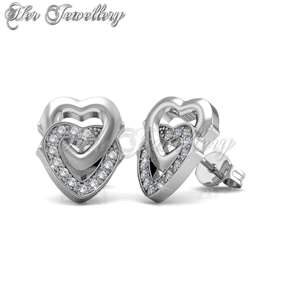 2 Hearts Earrings