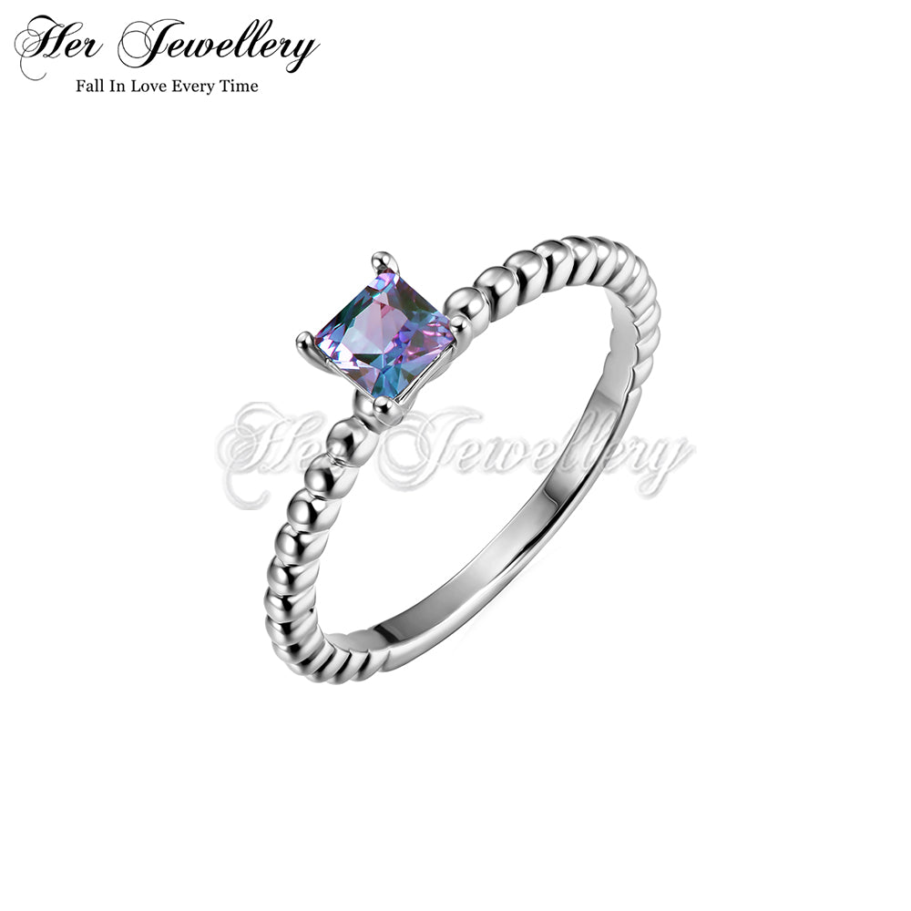 Simply Square Alexandrite Ring