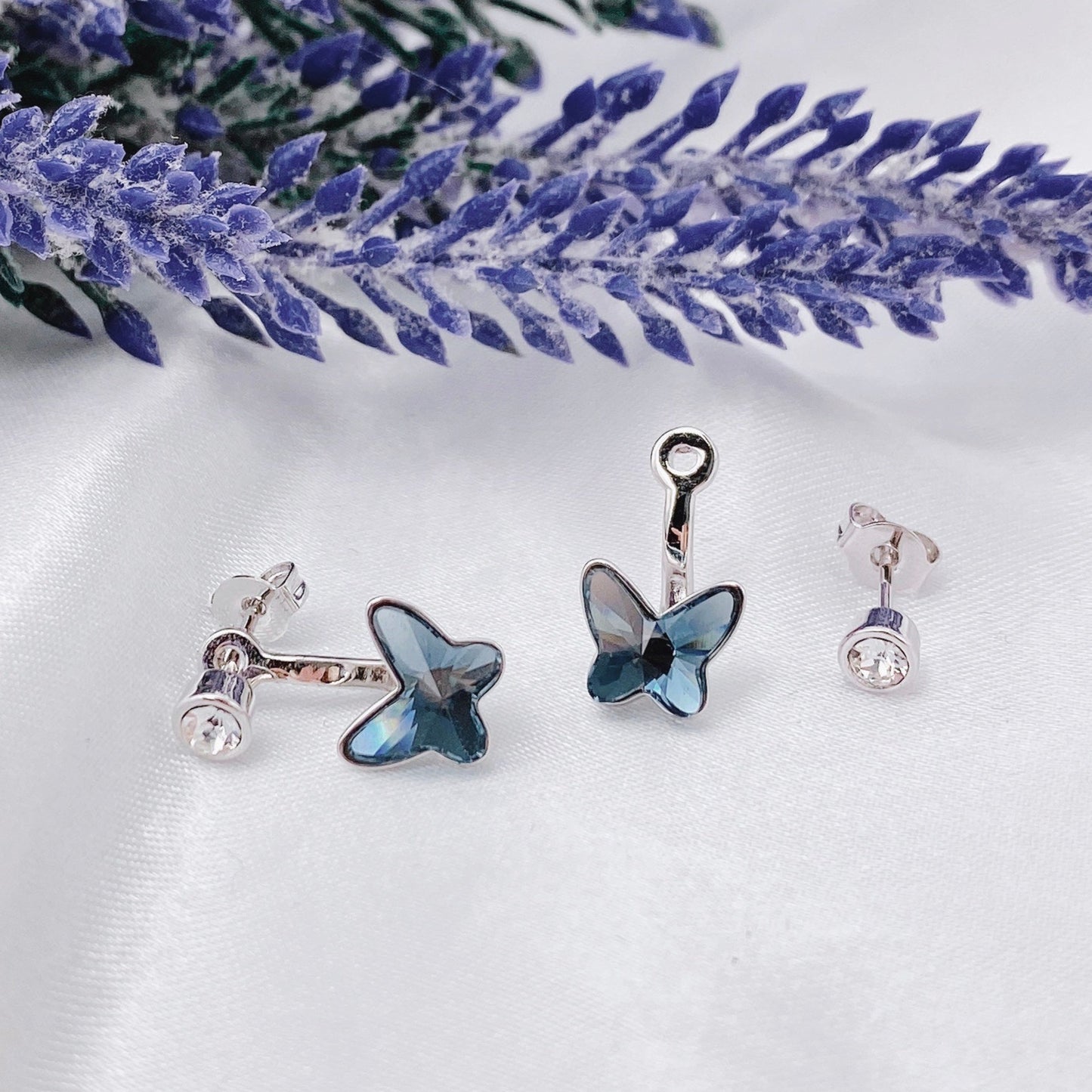Butterfly Teal Earrings
