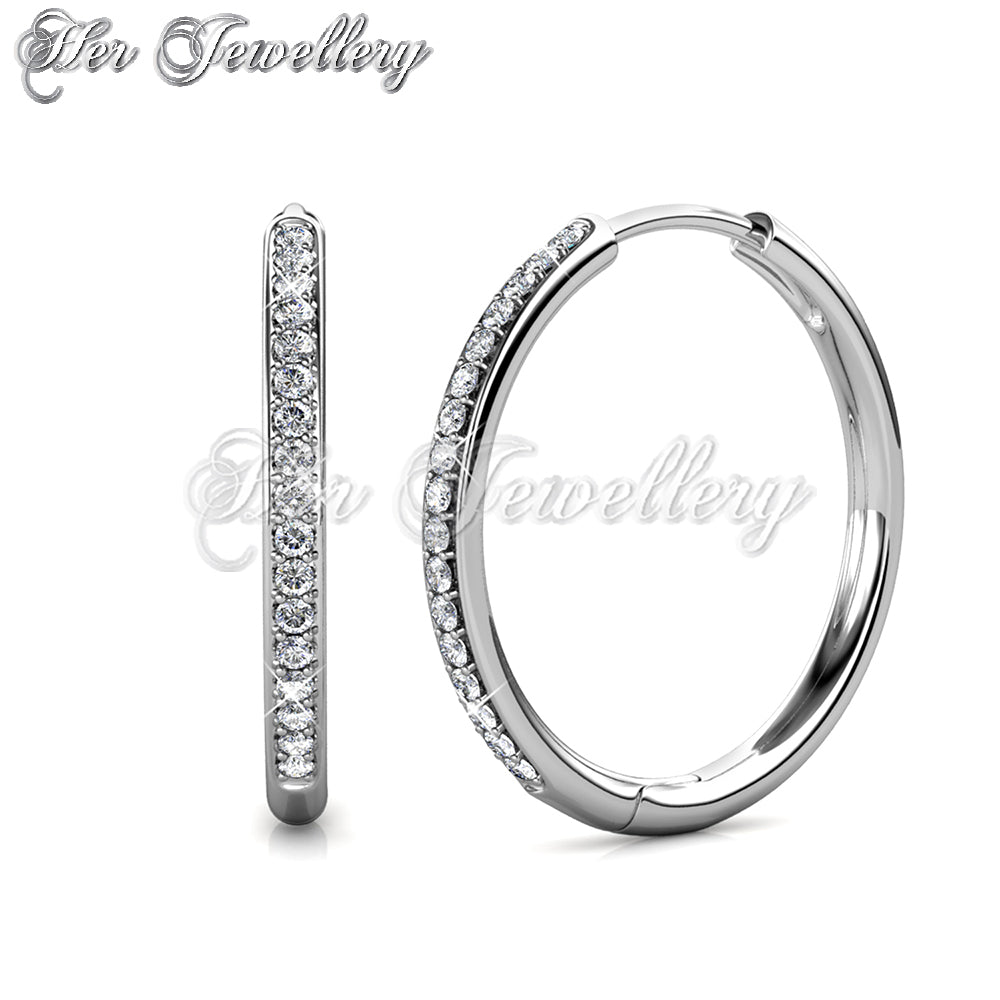 White gold ring on sale earrings