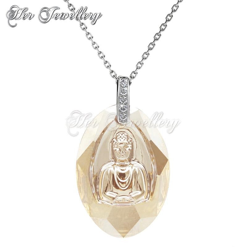 Swarovski Crystals Crystal Buddha Pendant - Her Jewellery