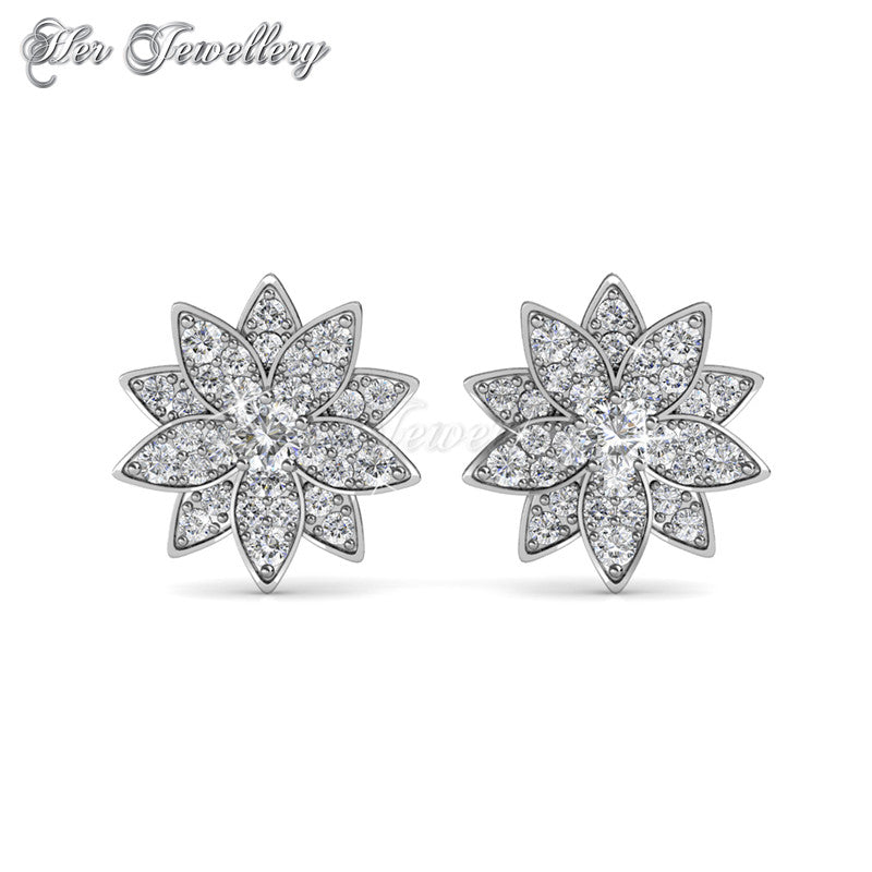 Swarovski Crystals Daisy Earringsâ€ - Her Jewellery